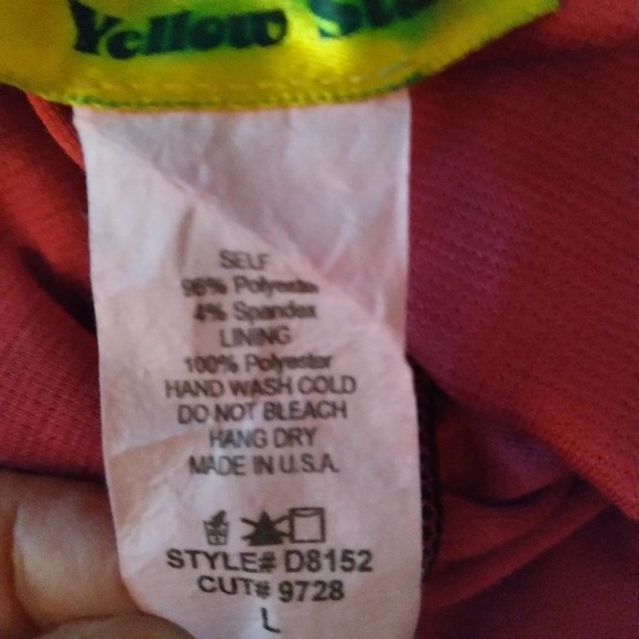 ModCloth Yellow Star Pleated Bow Back Dress Large - Picture 9 of 9